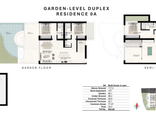 Garden level duplex