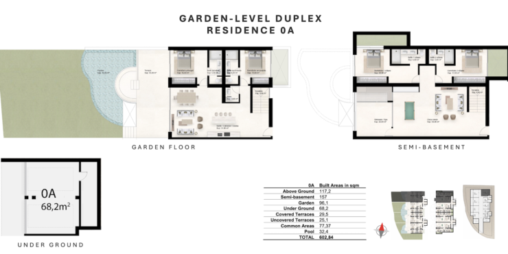 Garden level duplex